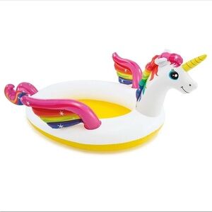 Colorful Unicorn Inflatable Pool Float